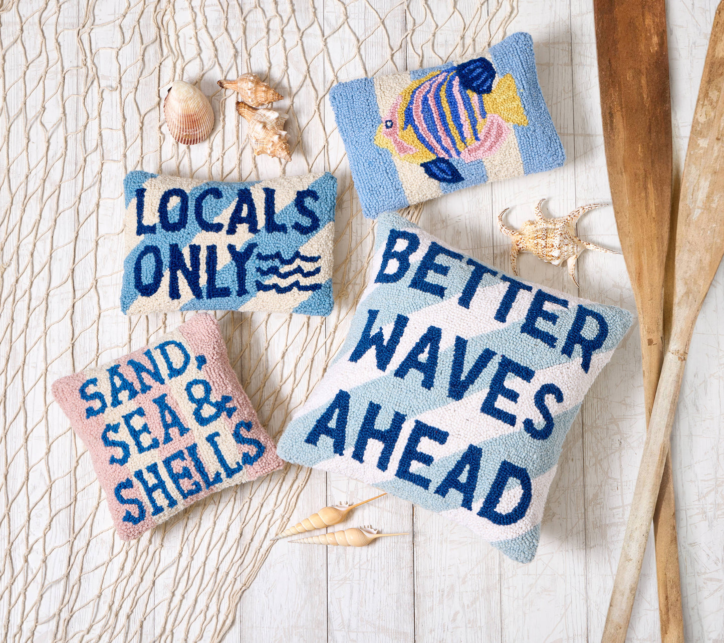 Locals Only Hook Pillow