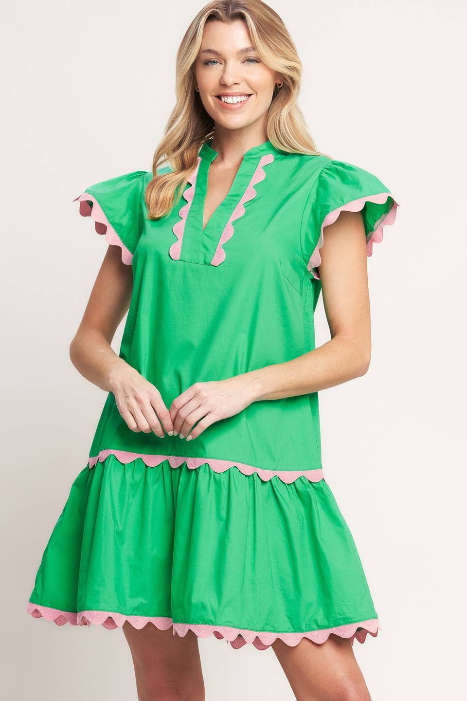 Southern Scallop Dress