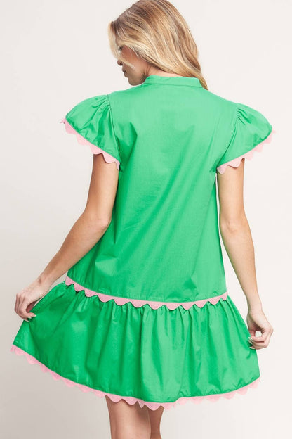 Southern Scallop Dress