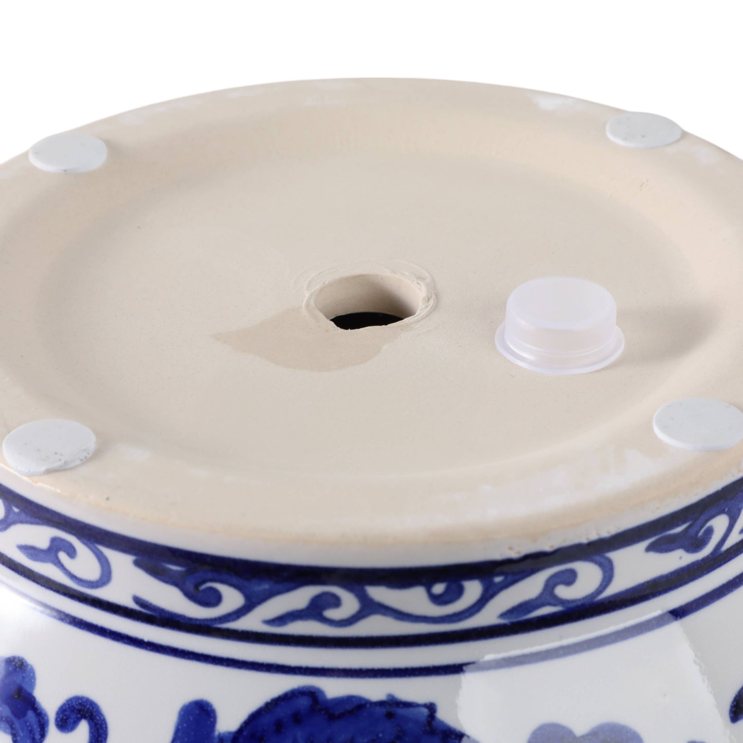 Planters Set of 2 - Blue/White Ceramic Chinoiserie, 9/11 in.