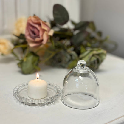 Glass Dome Display Cloche with Base