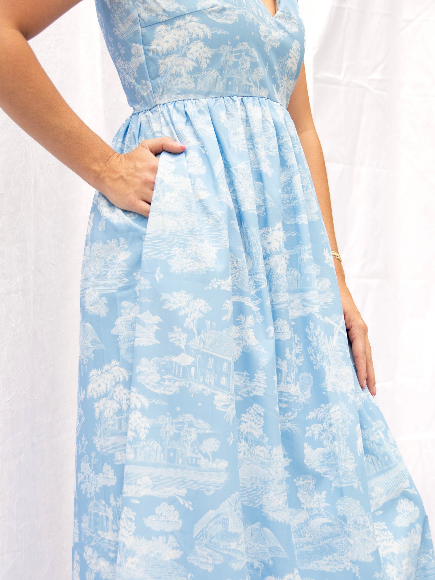 English Countryside Toile Dress
