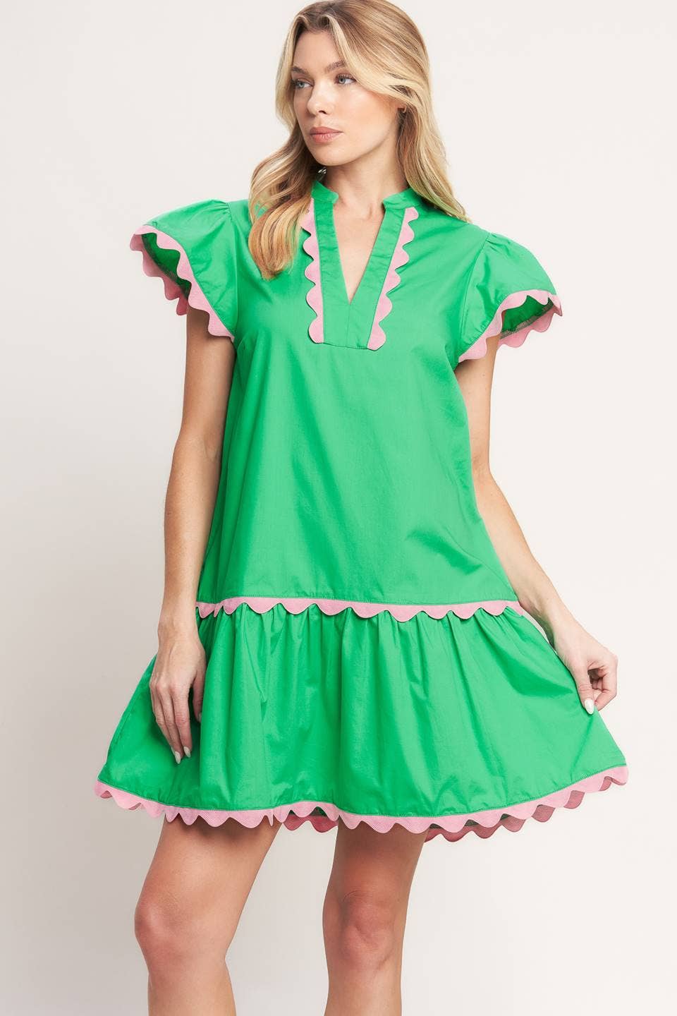 Southern Scallop Dress
