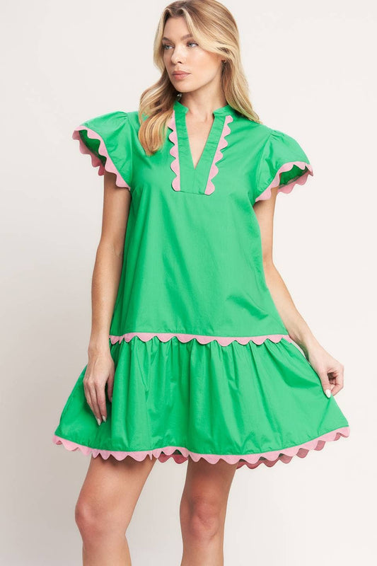 Southern Scallop Dress